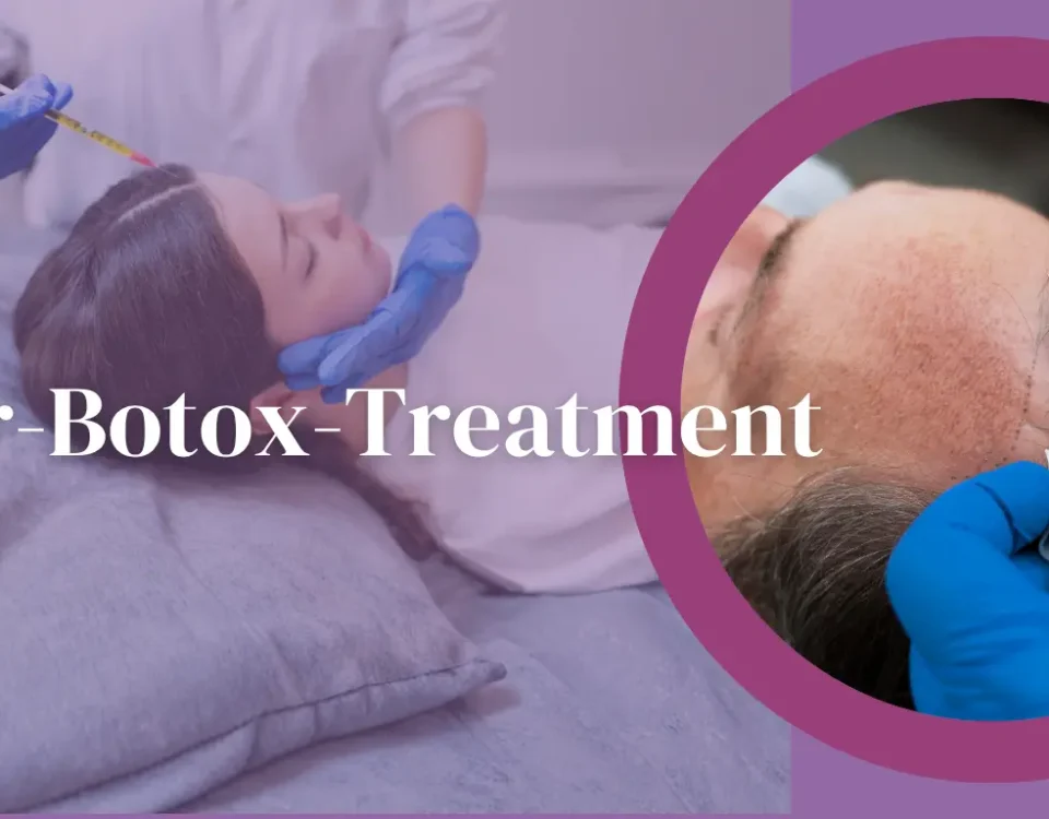 Hair Botox treatment results showing smooth, shiny, frizz-free hair transformation