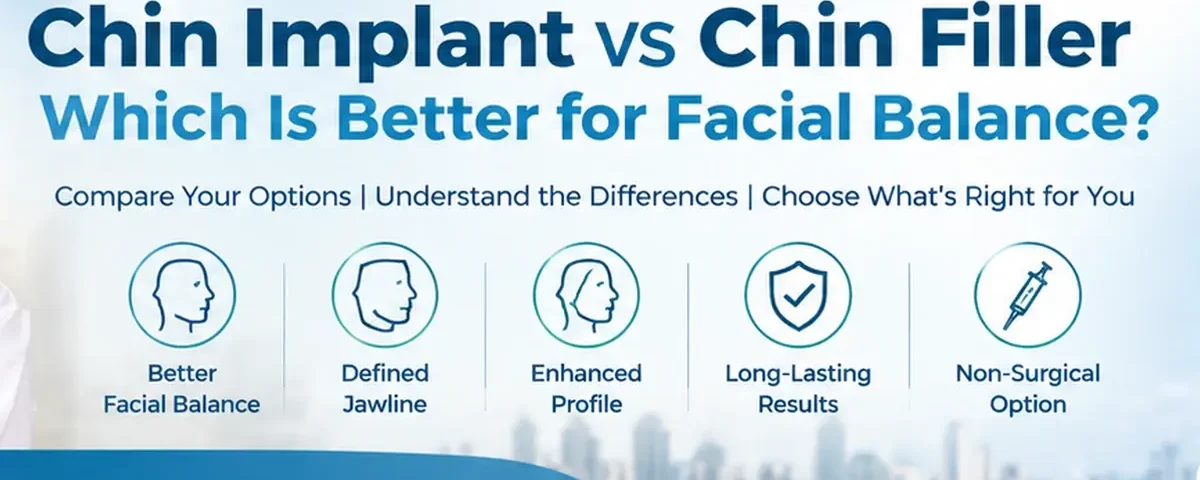 Chin implant vs chin filler in Navi Mumbai for facial balance